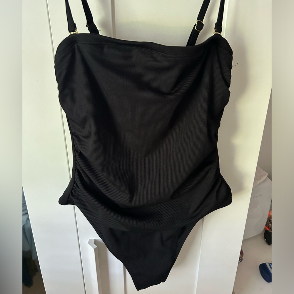 Black One Piece Bathing Suit